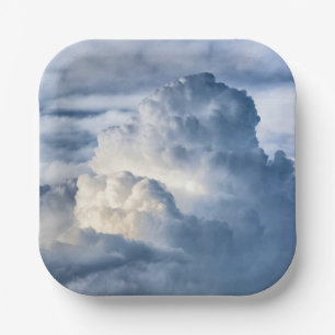 Plato De Papel Grupo en la nube de Cumulus