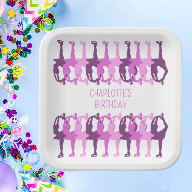 Plato De Papel Grupo sincronizado de patinaje artístico Personali (Subido por el creador)