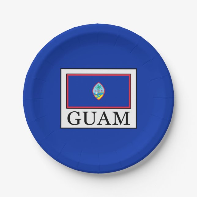 Plato De Papel Guam (Anverso)