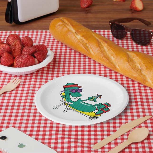 Plato De Papel Guay Cucumber (Subido por el creador)