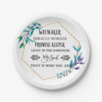 Guirnalda floral cristiana