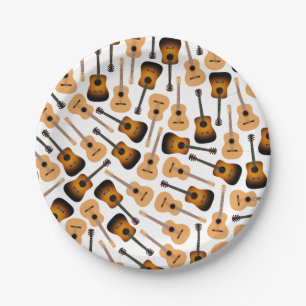 Plato De Papel Guitarras acústicas