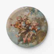 Guitars - Placas de papel redondo