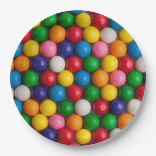Plato De Papel Gumballs