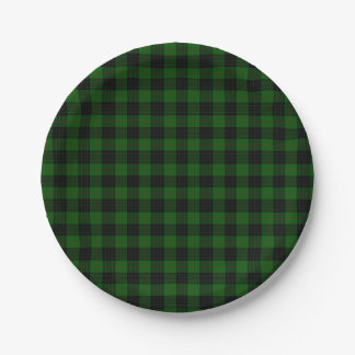 Plato De Papel Gunn Tartan