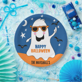 Plato De Papel Gus the Ghost Halloween niños adorables
