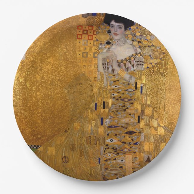 Plato De Papel Gustav Klimt - Adele Bloch-Bauer I. (Anverso)