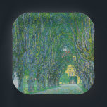 Plato De Papel Gustav Klimt - Avenida en el Parque Schloss Kammer<br><div class="desc">Avenida en el Parque de Schloss Kammer - Gustav Klimt,  Oil on Canvas,  1912</div>
