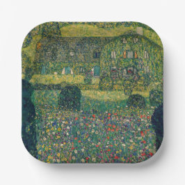 Plato De Papel Gustav Klimt - Casa de campo del artista