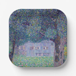 Plato De Papel Gustav Klimt - Casa de campo en el Alto Austria