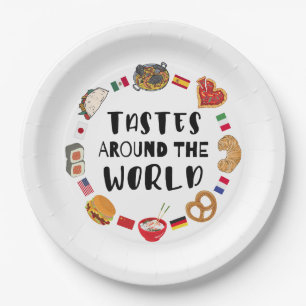 Plato De Papel Gustos en todo el mundo