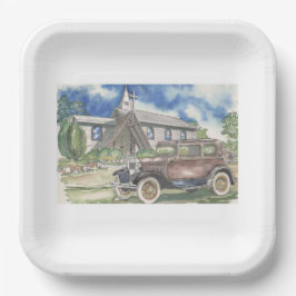 Plato De Papel Habitación siempre