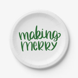 Plato De Papel Hacer más placas de papel verde