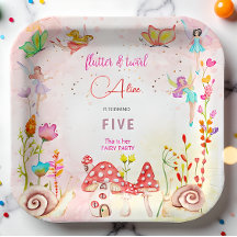 Hadas de huerto acuarela cumpleaños