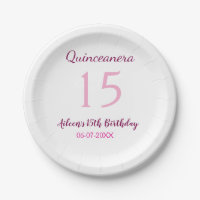 Hadas rosadas 15 años simple moder quinceanera