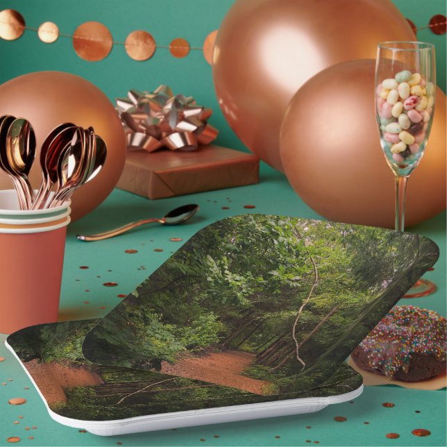 Plato De Papel ¡Haga una caminata! Idea de regalo (Multi)