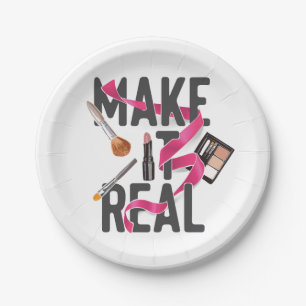 Plato De Papel Hágalo real