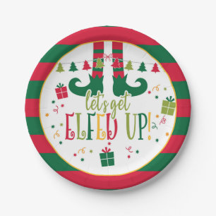 Plato De Papel Hagamos que los Navidades mayores sean Fiestas (WH