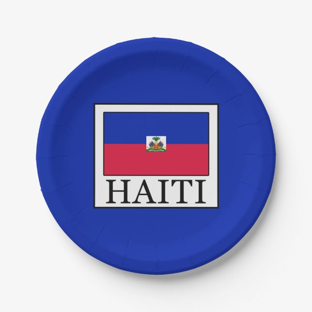 Plato De Papel Haití (Anverso)