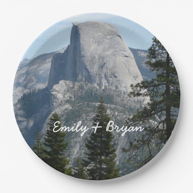 Plato De Papel Half Dome desde Panorama Trail I (Anverso)
