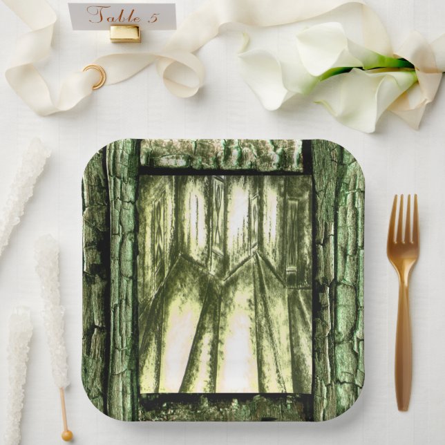 Plato De Papel Hall of Souls (Boda)