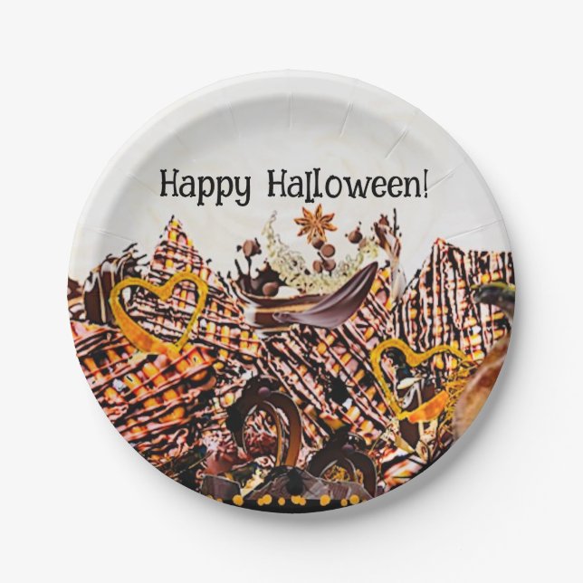 PLATO DE PAPEL HALLOWEEN (Anverso)