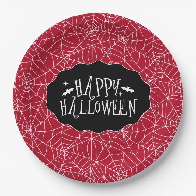 Plato De Papel Halloween  (Anverso)