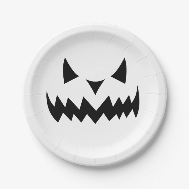 Plato De Papel Halloween  (Anverso)