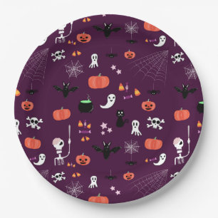 Plato De Papel Halloween