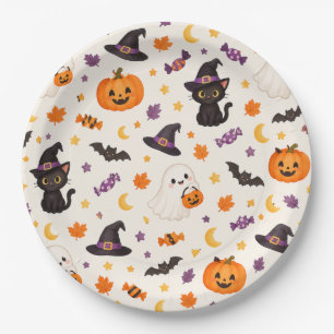 Plato De Papel halloween