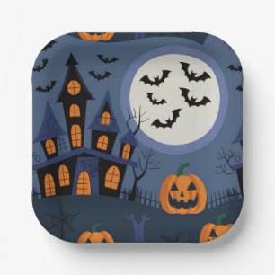 Plato De Papel Halloween