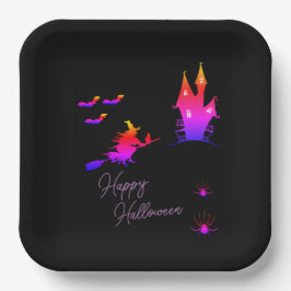 Plato De Papel Halloween