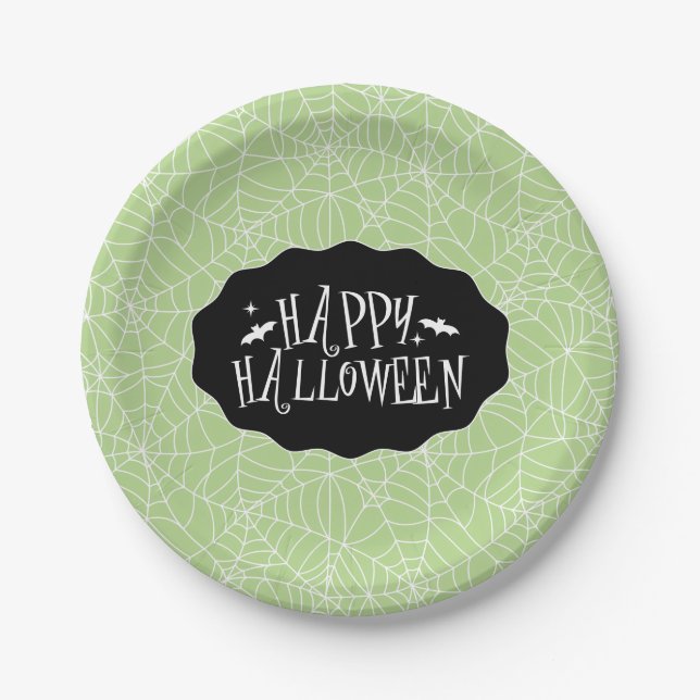 Plato De Papel Halloween  (Anverso)