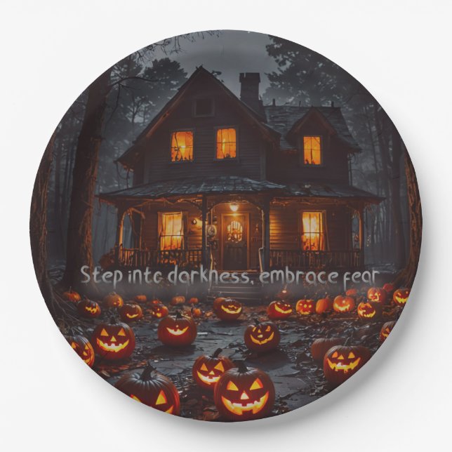 Plato De Papel Halloween (Anverso)