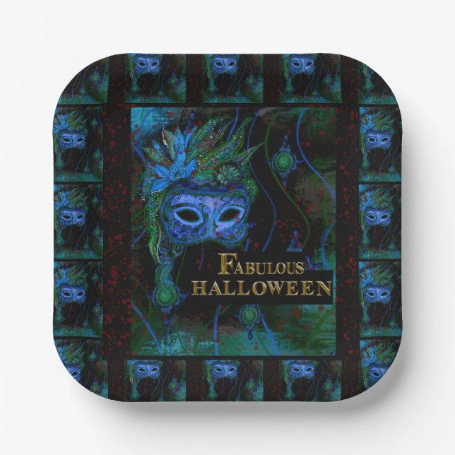 Plato De Papel Halloween  (Anverso)