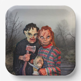 Plato De Papel Halloween