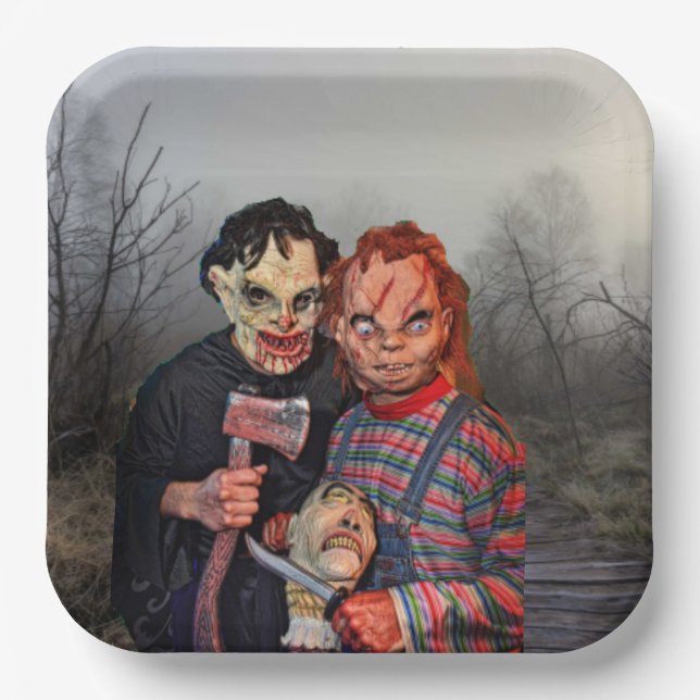 Plato De Papel Halloween (Anverso)