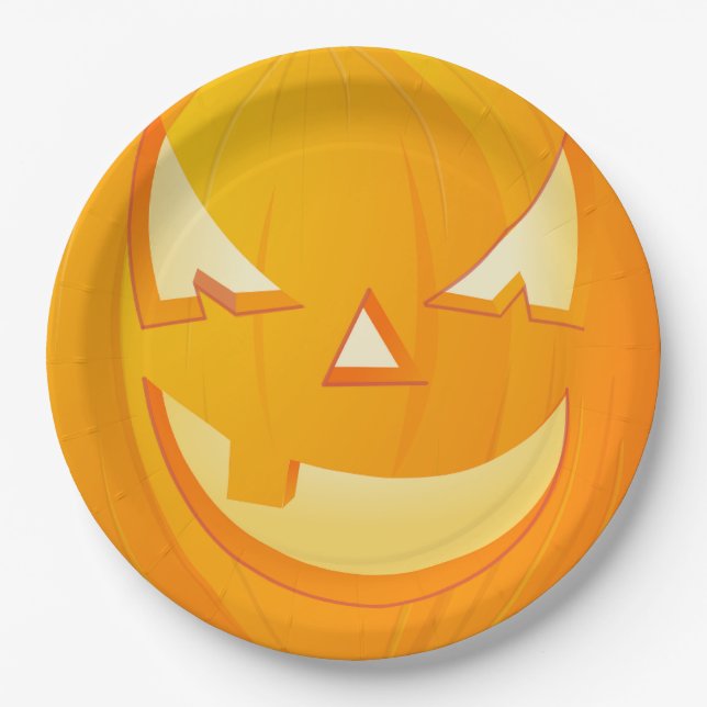 Plato De Papel Halloween  (Anverso)