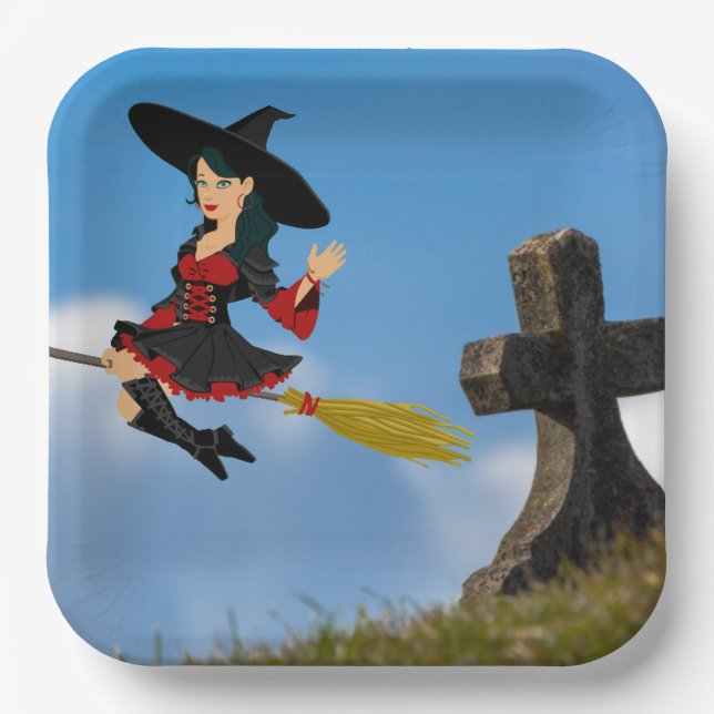 Plato De Papel Halloween (Anverso)