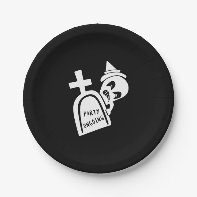 Plato De Papel Halloween (Anverso)