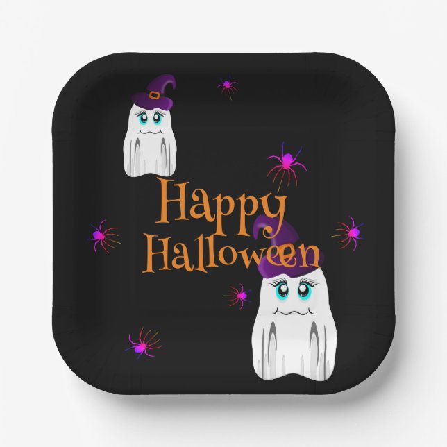Plato De Papel Halloween (Anverso)