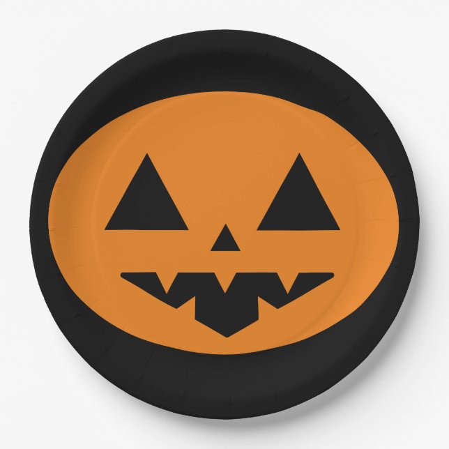 Plato De Papel Halloween (Anverso)