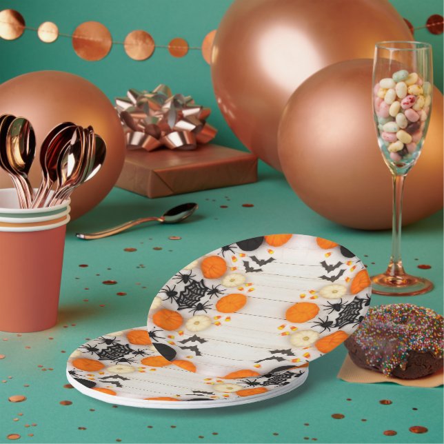 Plato De Papel Halloween (Multi)