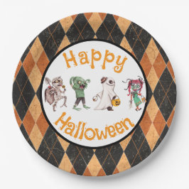 Plato De Papel Halloween Bash Spooktacular