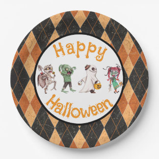 Plato De Papel Halloween Bash Spooktacular