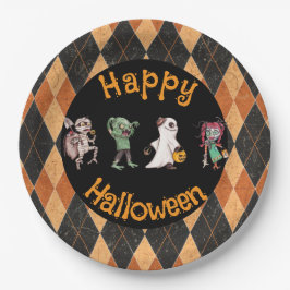 Plato De Papel Halloween Bash Spooktacular