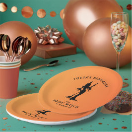 Plato De Papel Halloween Básico de Mujeres Modernas