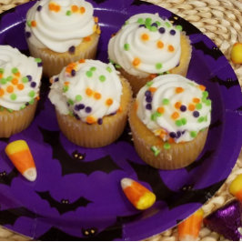 Plato De Papel Halloween Bats