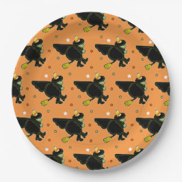 Plato De Papel Halloween Birthday