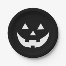 Halloween blanco negro Jack o linterna aterrador d